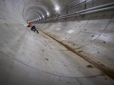 HISTORY MADE AS METRO COMPLETES HARBOUR TUNNEL