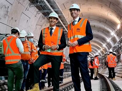 Metro construction on track with new milestone